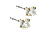 Gold Tiffany Stud Earrings - 5mm Gold Tiffany Stud Earrings - 5mm