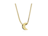 Gold Crescent Moon Necklace - 40-45 cm Gold Crescent Moon Necklace - 40-45 cm