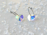 Rainbow Heart Earrings - 10 mm