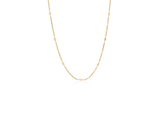 Gold Oval Necklace - 40-46 cm Gold Oval Necklace - 40-46 cm