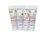 TOOFRUIT Kids Skincare Discovery Kit [4-piece set] with face gel, face creams, and body cream to hydrate, nourish, soften, and protect children’s delicate skin.