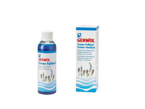GEHWOL Cream Footbath to cleanse, soften, and revitalize tired, aching feet for a refreshing, calming experience