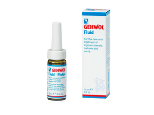 GEHWOL Fluid 15ml to smooth rough skin, care for ingrown toenails, calluses and corns, and soothe sensitive skin