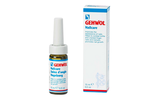 GEHWOL Nailcare 15ml to strengthen fragile nails, provide moisture and protection, and enhance skin appearance.