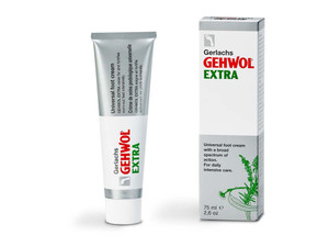 GEHWOL Extra Universal Foot Cream to nourish, protect, and revitalize stressed feet while keeping skin soft and smooth GEHWOL Extra Universal Foot Cream to nourish, protect, and revitalize stressed feet while keeping skin soft and smooth