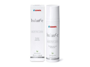 GEHWOL Balance Leg & Foot Lotion case of 12 lightweight probiotic formula for hydration and skin comfort