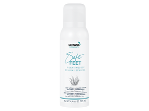 GEHWOL Fusskraft Soft Feet Foam 125ml to provide deep, long-lasting hydration for feet and legs with a lightweight, quick-absorbing formula