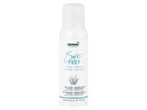 GEHWOL Fusskraft Soft Feet Foam 125ml to provide deep, long-lasting hydration for feet and legs with a lightweight, quick-absorbing formula