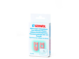 GEHWOL Corn Protection Plasters with soft moleskin to cushion corns, reduce pressure and friction, and provide lasting foot comfort