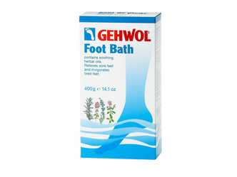 GEHWOL Foot Bath 400g to refresh tired, sore feet, cleanse and deodorize, and maintain smooth, resilient skin