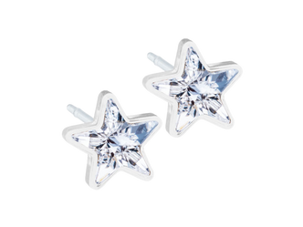 Crystal Star Stud Earrings - 6mm Crystal Star Stud Earrings - 6mm
