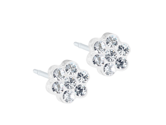 Crystal Daisy Stud Earrings - 5mm Crystal Daisy Stud Earrings - 5mm