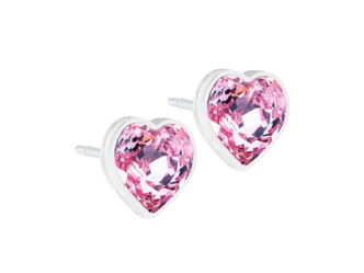 Heart Light Rose - Medical Plastic - 6mm