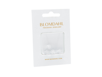 Skin Friendly Earring Backs For Medical Plastic Earrings - 4pcs