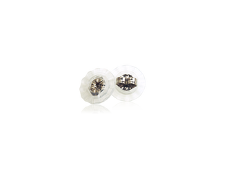 Skin Friendly Earring Disc Backs For Titanium Earrings - 4pcs