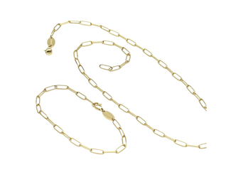 Link Necklace - Gold - 40-46 cm