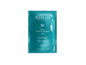 Thalgo Hyalu-Procollagène Wrinkle Correcting Pro Eye Patches hydrogel eye patches designed to smooth fine lines, hydrate the eye contour, and visibly refresh tired-looking eyes for a brighter, more revitalized appearance