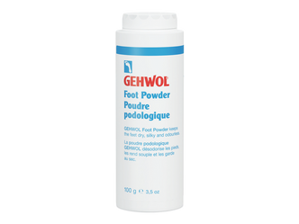 GEHWOL Foot Powder to keep feet fresh, dry, and comfortable while reducing moisture for a silky skin feel. GEHWOL Foot Powder to keep feet fresh, dry, and comfortable while reducing moisture for a silky skin feel.