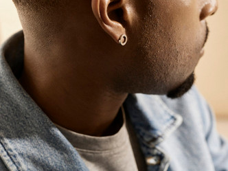 Silver Puck Hollow Earrings - 10 mm Silver Puck Hollow Earrings - 10 mm