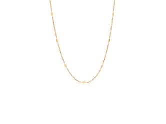 Gold Oval Necklace - 40-46 cm Gold Oval Necklace - 40-46 cm