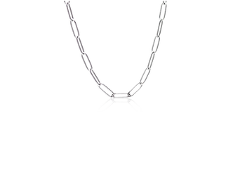 Silver Link Necklace - 46 cm Silver Link Necklace - 46 cm
