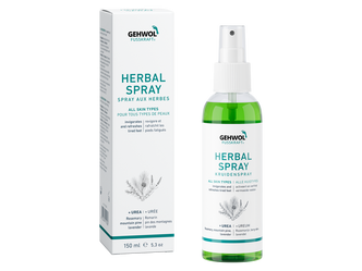 GEHWOL Fusskraft Herbal Spray 150ml to refresh feet, prevent odor, and nourish skin for a smooth, revitalized feel. GEHWOL Fusskraft Herbal Spray 150ml to refresh feet, prevent odor, and nourish skin for a smooth, revitalized feel.