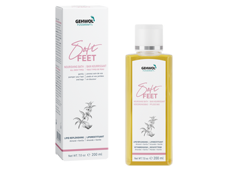 GEHWOL Fusskraft Soft Feet Nourishing Bath 200ml with a packaging box