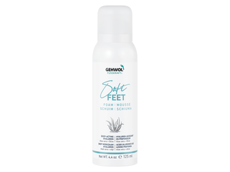 GEHWOL Fusskraft Soft Feet Foam 125ml to provide deep, long-lasting hydration for feet and legs with a lightweight, quick-absorbing formula