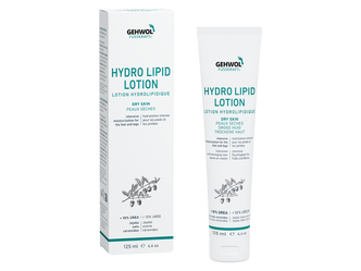 GEHWOL Fusskraft Hydro Lipid Lotion 125ml to deeply moisturize dry, rough skin, enhance moisture retention, and leave feet soft and replenished