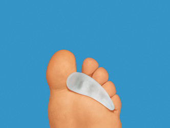 GEHWOL Cushion for Hammer Toe G left soft elastic pad for toe support and friction protection GEHWOL Cushion for Hammer Toe G left soft elastic pad for toe support and friction protection