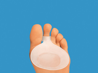 GEHWOL Polymer-Gel Metatarsal Cushion Small 2 mm thin gel pad for forefoot comfort and pressure distribution GEHWOL Polymer-Gel Metatarsal Cushion Small 2 mm thin gel pad for forefoot comfort and pressure distribution