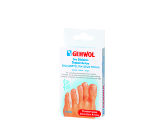 GEHWOL Polymer-Gel Toe Dividers Small 3 pieces soft gel separators with a packaging box