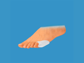 GEHWOL Small Toe Pad Cushion G soft elastic protector for small toes to relieve pressure, reduce friction, and add comfort