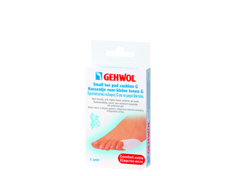 GEHWOL Small Toe Pad Cushion G soft elastic protector for small toes with a packaging box