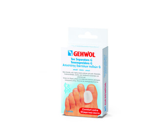 GEHWOL Toe Separators G Small 3 pieces soft non-slip pads with a packaging box GEHWOL Toe Separators G Small 3 pieces soft non-slip pads with a packaging box