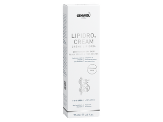 GEHWOL MED Lipidro Cream 75ml in a box packaging.