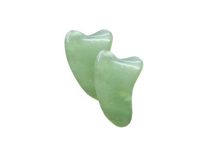 Gua Sha Jade Stones - 2pcs
