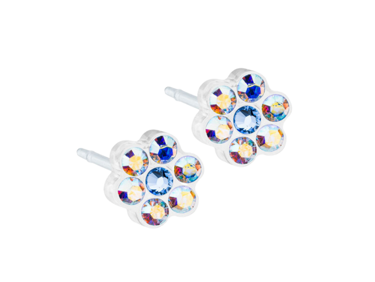 Rainbow/Alexandrite Daisy Stud Earrings - 5mm Rainbow/Alexandrite Daisy Stud Earrings - 5mm