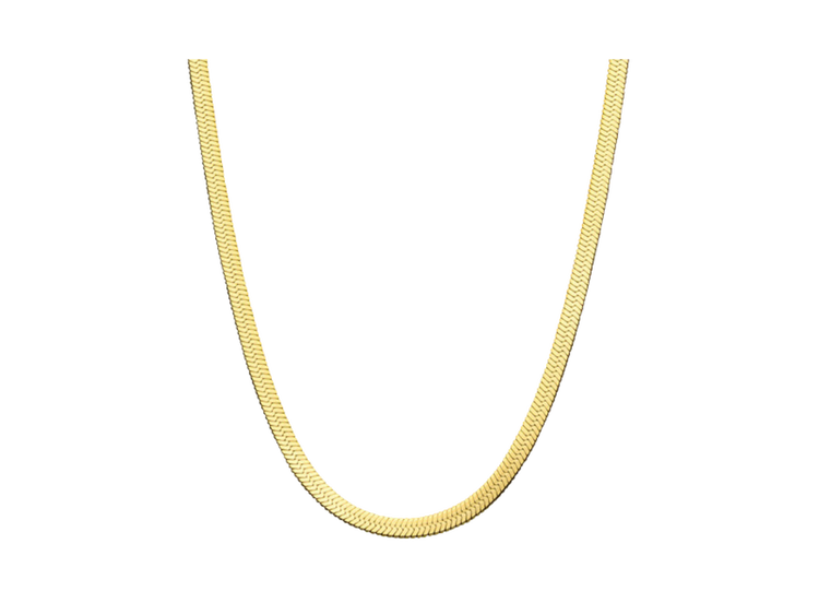 Gold Plain Necklace - 40-46 cm Gold Plain Necklace - 40-46 cm