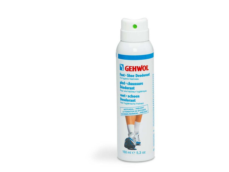 GEHWOL Foot and Shoe Deodorant to neutralize odors, prevent sweat buildup, and keep feet fresh all day GEHWOL Foot and Shoe Deodorant to neutralize odors, prevent sweat buildup, and keep feet fresh all day