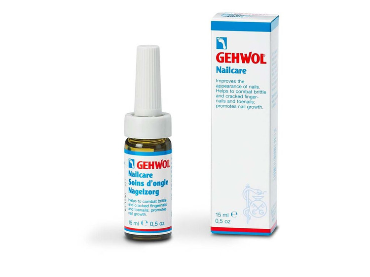 GEHWOL Nailcare 15ml to strengthen fragile nails, provide moisture and protection, and enhance skin appearance. GEHWOL Nailcare 15ml to strengthen fragile nails, provide moisture and protection, and enhance skin appearance.