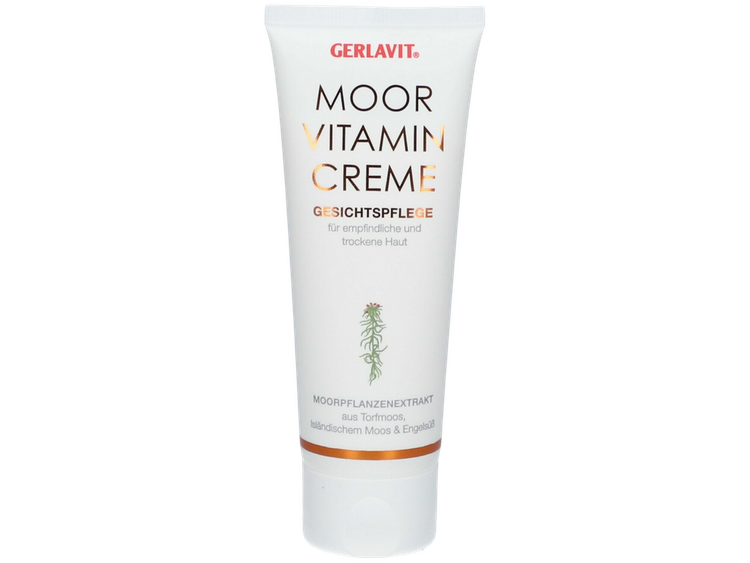 GERLAVIT Moor Vitamin Cream 75ml to deeply moisturize and protect dry, sensitive skin while restoring balance for a smooth, radiant feel