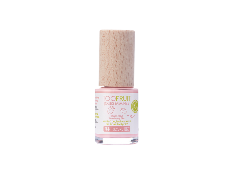 Strawberry Pink Bio-based Nail Polish - 10 ml Strawberry Pink Bio-based Nail Polish - 10 ml