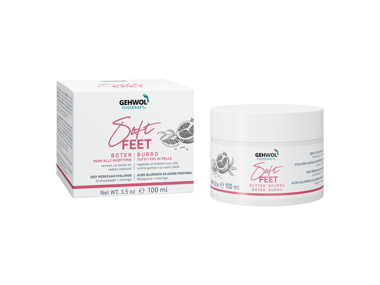 GEHWOL Fusskraft Soft Feet Butter 100ml to nourish, regenerate, and smooth dry skin on feet and legs GEHWOL Fusskraft Soft Feet Butter 100ml to nourish, regenerate, and smooth dry skin on feet and legs