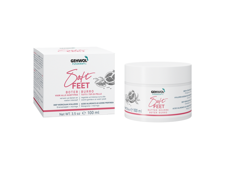 GEHWOL Fusskraft Soft Feet Butter 100ml to nourish, regenerate, and smooth dry skin on feet and legs