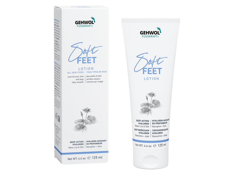 GEHWOL Fusskraft Soft Feet Lotion 125ml to refresh and nourish legs and feet, smooth skin, and provide deep hydration