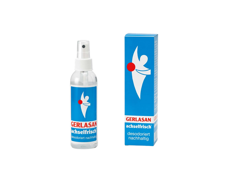 GERLASAN Achselfrisch Deodorant Spray 150ml to provide long-lasting freshness, normalize perspiration, and protect sensitive skin