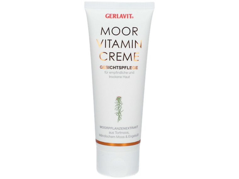 GERLAVIT Moor Vitamin Cream 75ml to deeply moisturize and protect dry, sensitive skin while restoring balance for a smooth, radiant feel