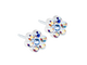Rainbow/Alexandrite Daisy Stud Earrings - 5mm Rainbow/Alexandrite Daisy Stud Earrings - 5mm