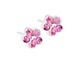 Light Rose Flower Stud Earrings - 6mm